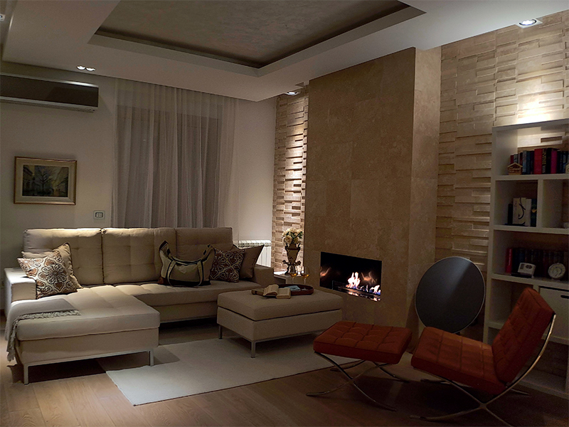 Bio Kamin u modernom enterijeru - BioNova Beograd